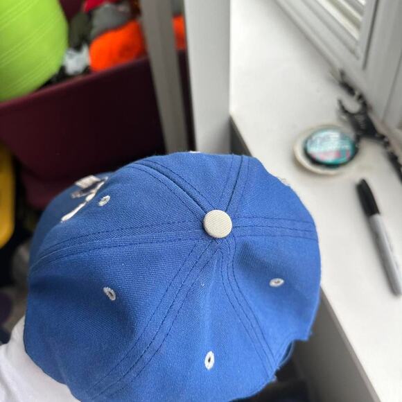 Vintage 00s Y2K Detroit Lions Thrashed Worn Striped Sporty NFL Football Baseball - Picture 5 of 8